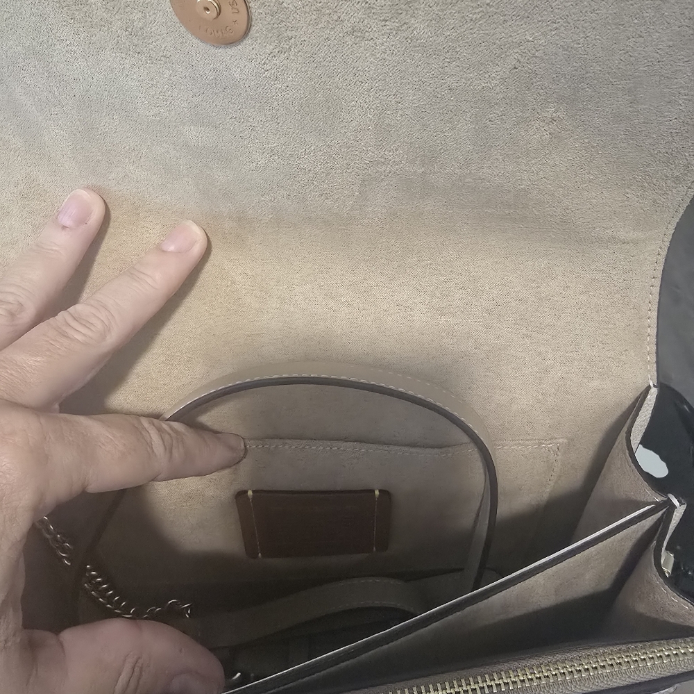 Coach Beige Signature Canvas & Leather Top Handle Crossbody Satchel - Picture 3 of 5